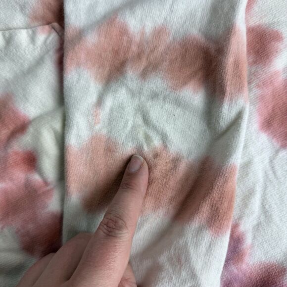 Tiny‎ Whales Girls Purple Pink Tie Dye Pullover Hoodie 100% Cotton 12-14 - Picture 3 of 6